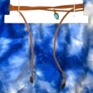 Brown Suade Choker